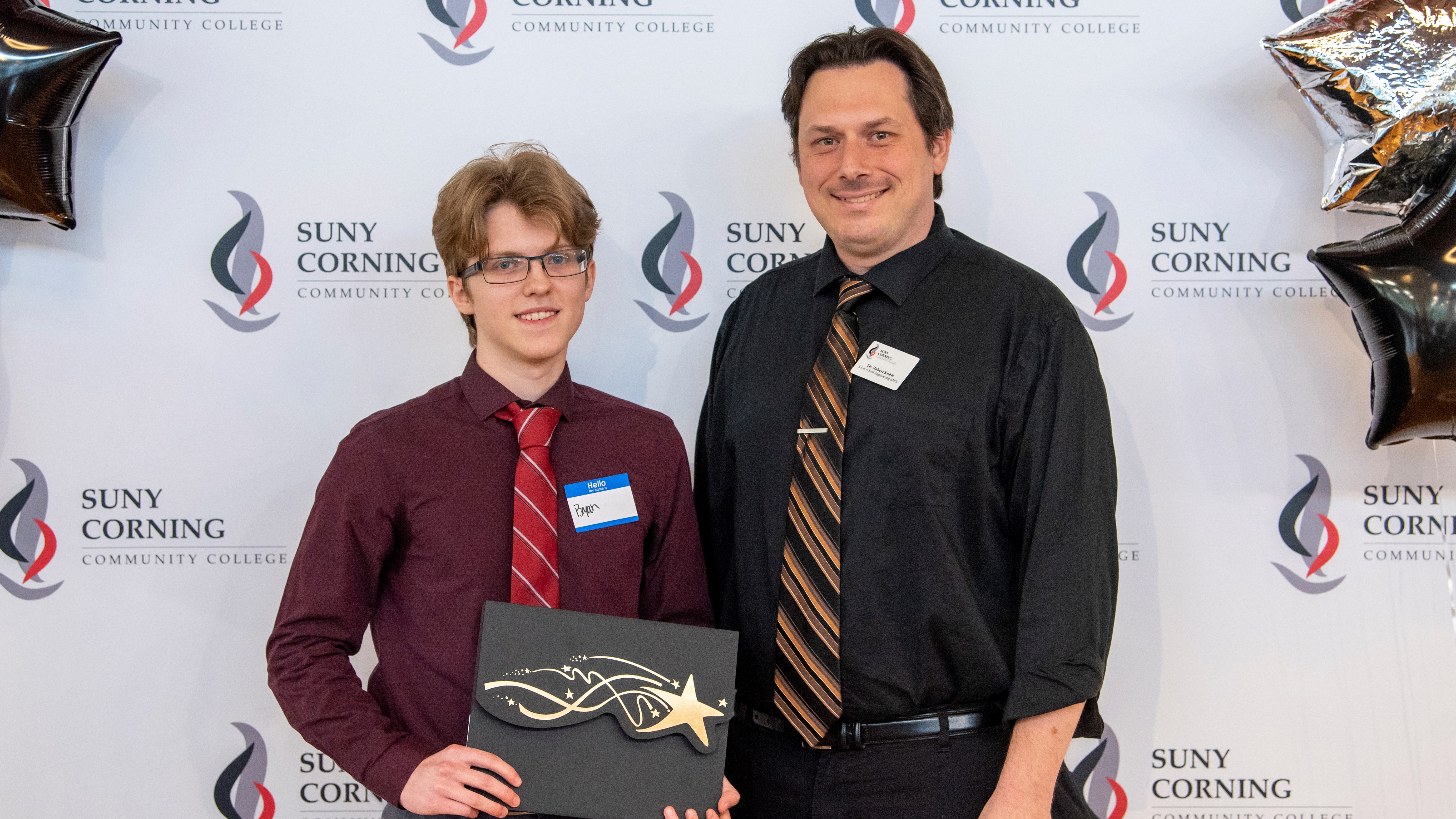 Dr. Koble with CCC student Dr. Koble with CCC student